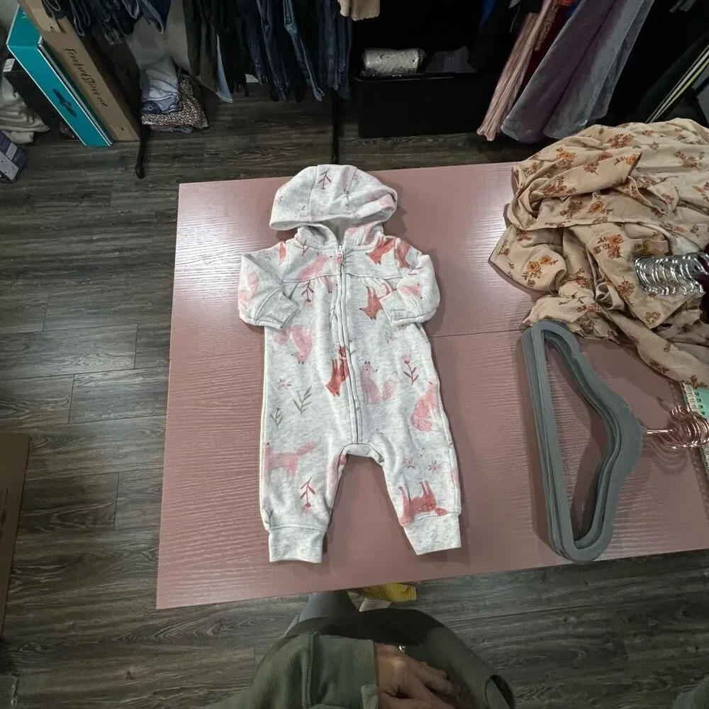 🏈 Carter's 3M Foxes Jumpsuit